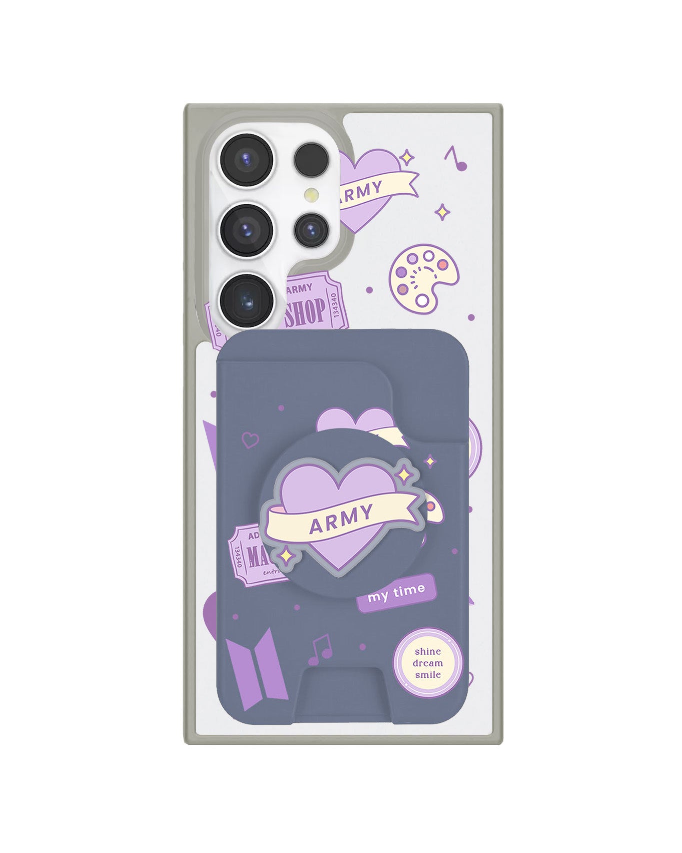 Android Magpop Wallet - BTS Sticker Pack