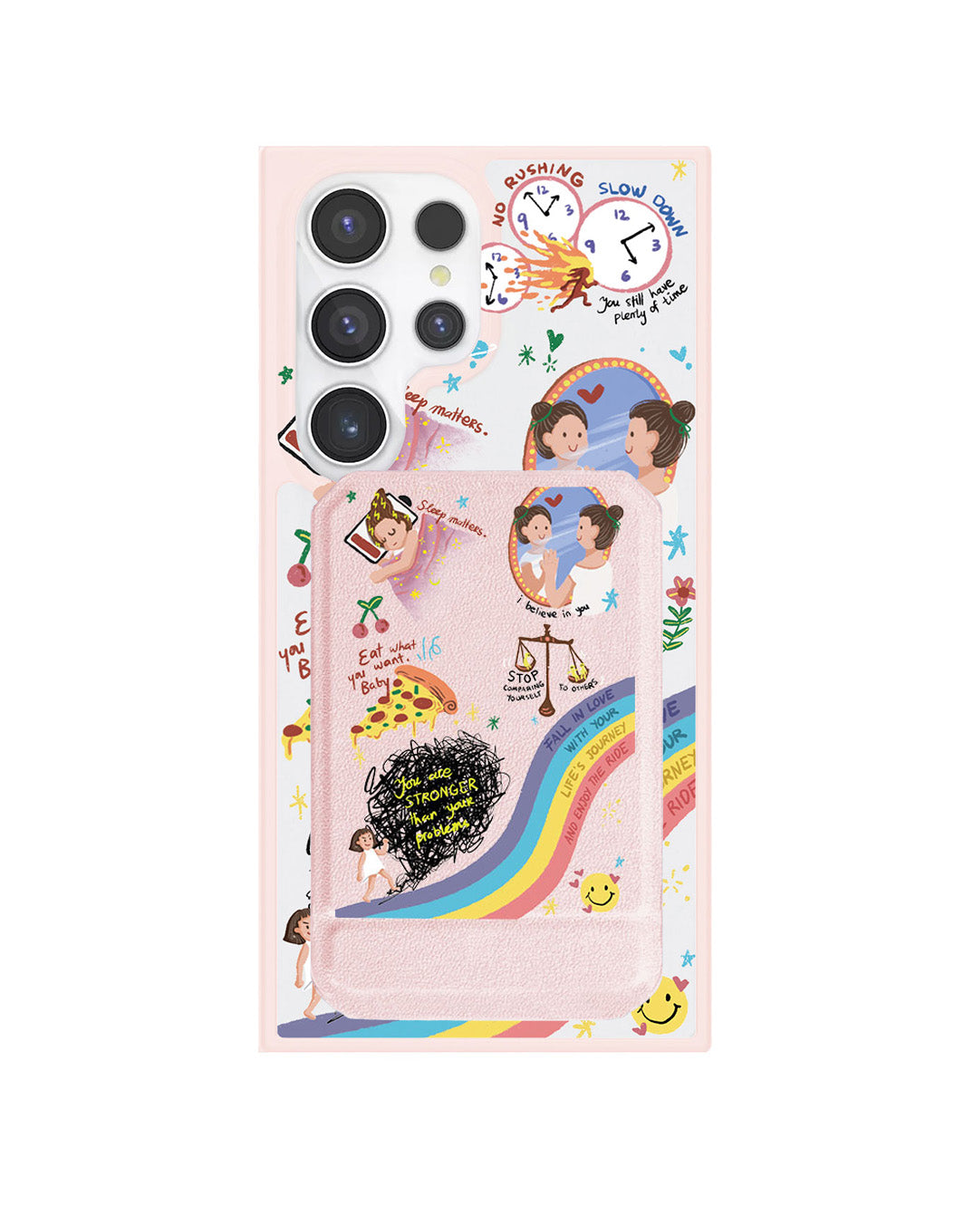 Android Magnetic Multifold Wallet - Self Love 2.0