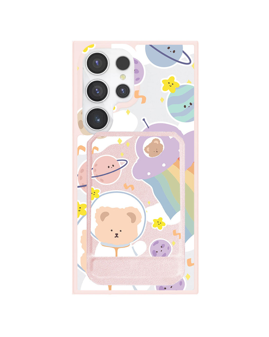 Android Magnetic Multifold Wallet - Astro Bear