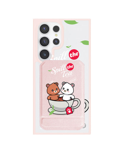Android Magnetic Multifold Wallet - Spill The Tea