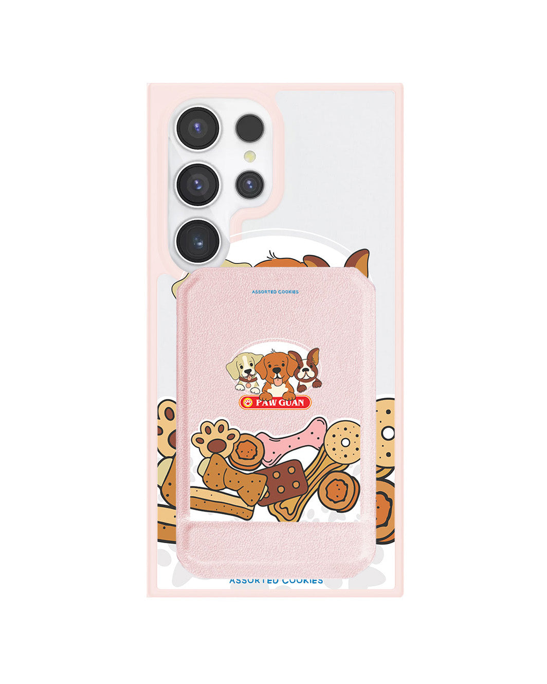 Android Magnetic Multifold Wallet - Pawguan Dog