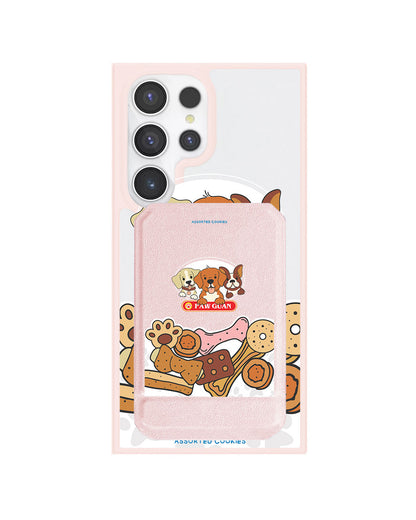 Android Magnetic Multifold Wallet - Pawguan Dog
