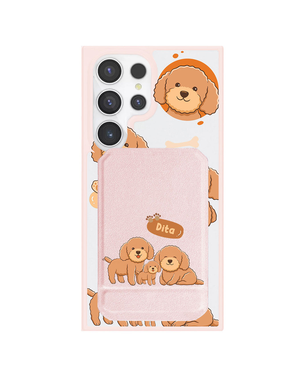 Android Magnetic Multifold Wallet - Poodle Squad 4.0