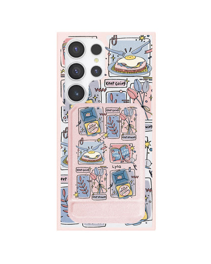 Android Magnetic Multifold Wallet - Grow (Sunnysidearteu)
