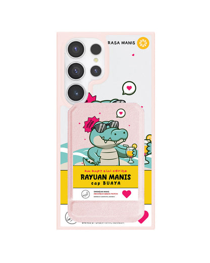 Android Magnetic Multifold Wallet - Cap Buaya