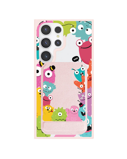 Android Magnetic Multifold Wallet - Little Monster