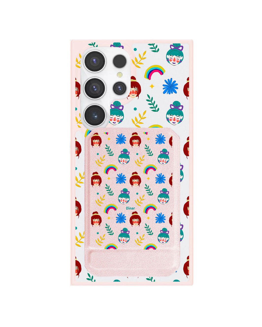 Android Magnetic Multifold Wallet - Unconditional Girl