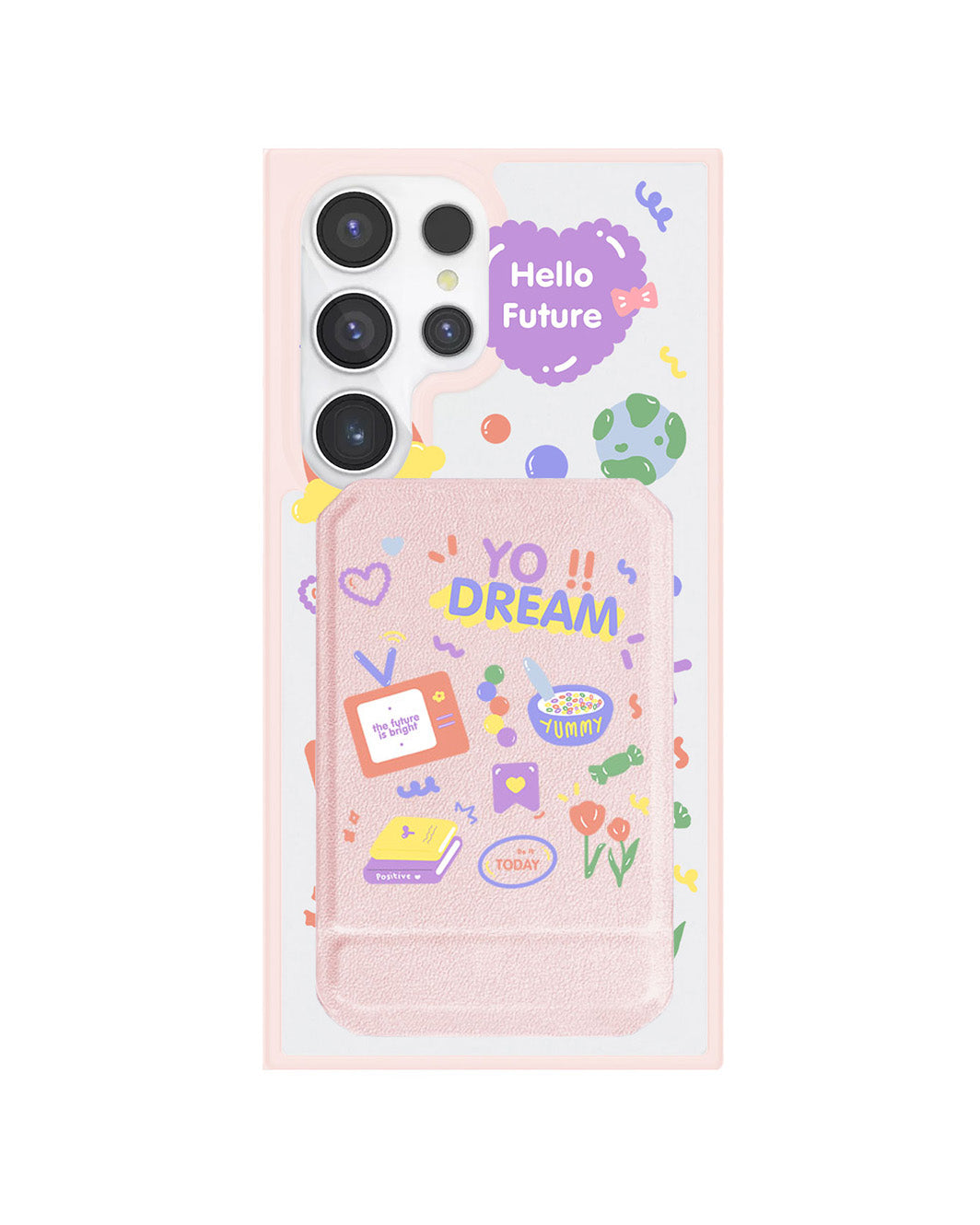 Android Magnetic Multifold Wallet - Hello Future