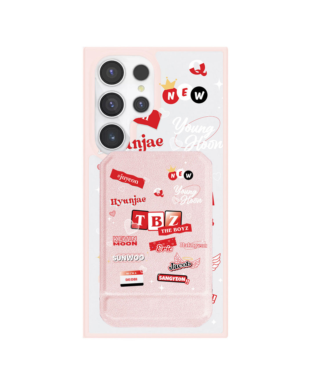 Android Magnetic Multifold Wallet - The Boyz Members