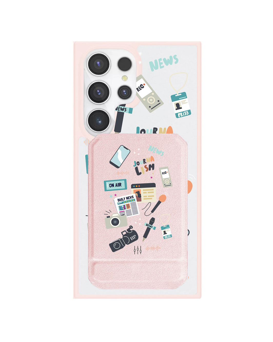 Android Magnetic Multifold Wallet - Journalism