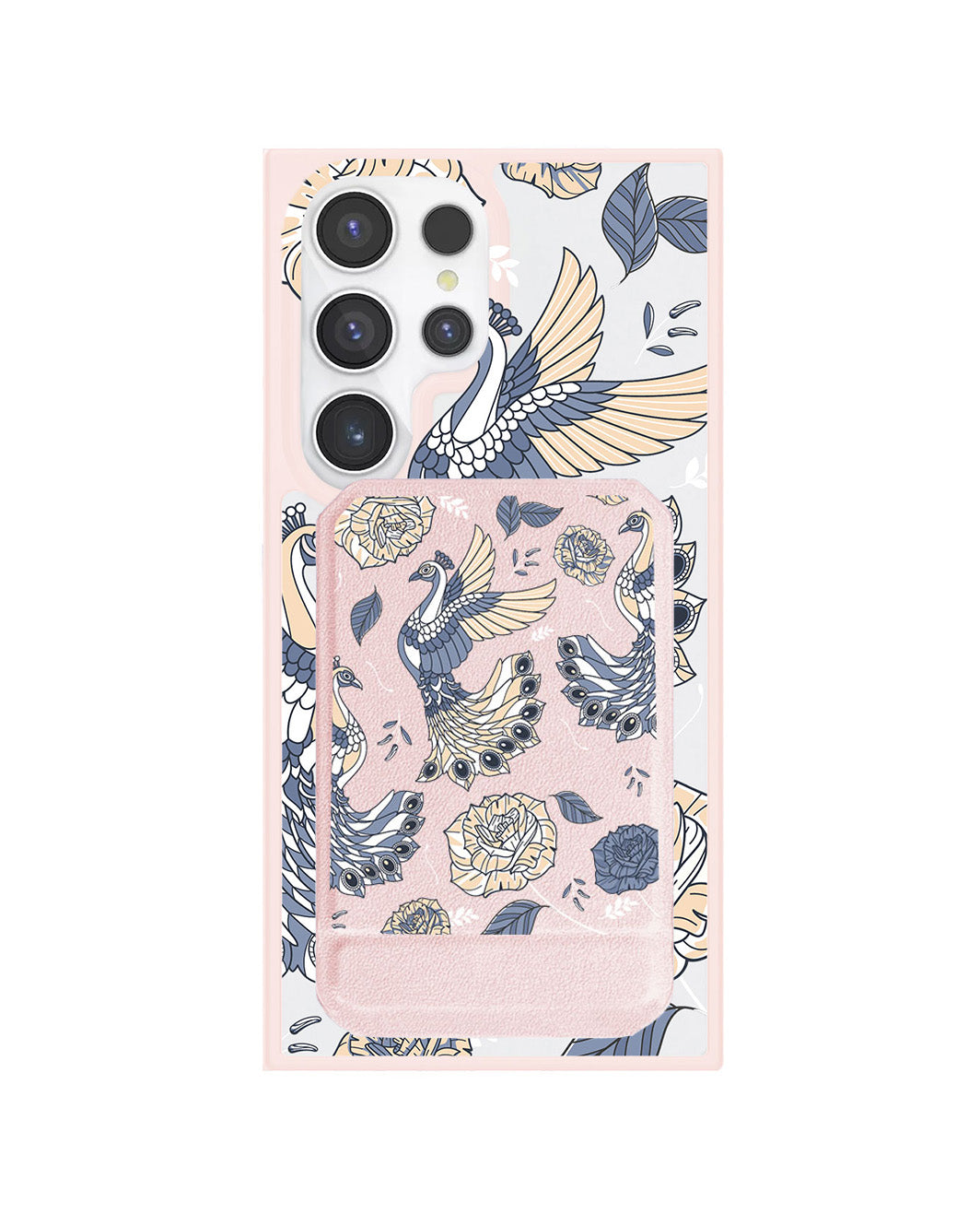 Android Magnetic Multifold Wallet - Bird & Paradise 6.0