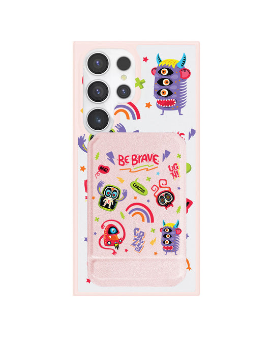 Android Magnetic Multifold Wallet - Baby Monster