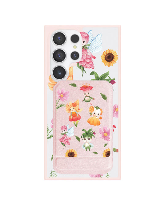 Android Magnetic Multifold Wallet - Magical Garden