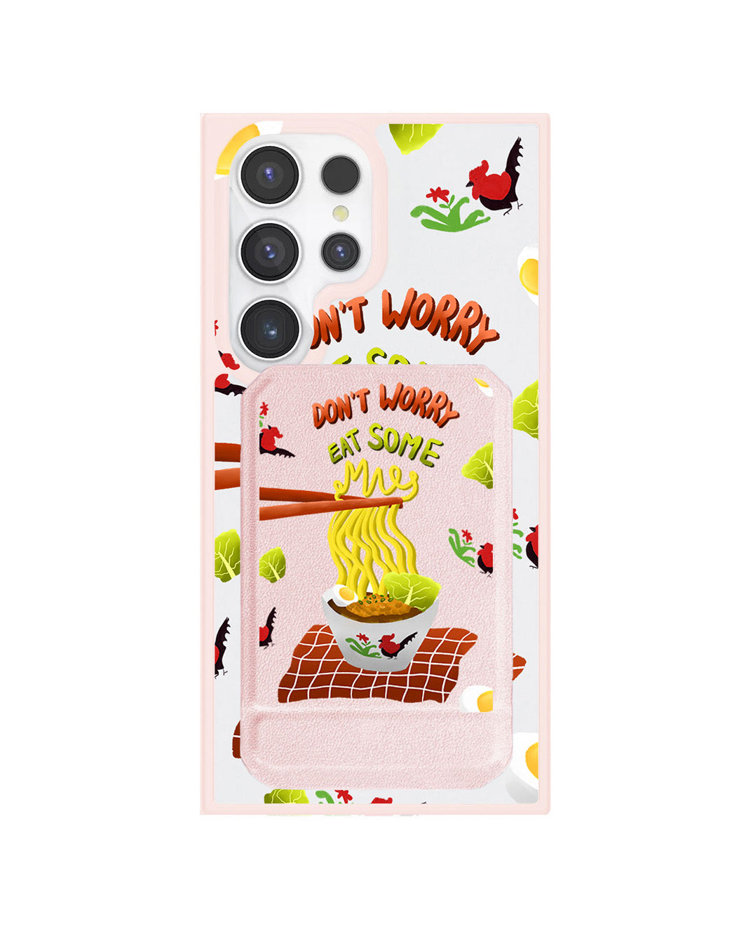 Android Magnetic Multifold Wallet - Go eat some mie