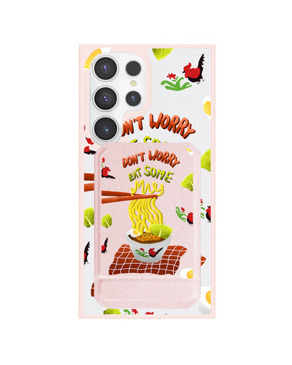 Android Magnetic Multifold Wallet - Go eat some mie