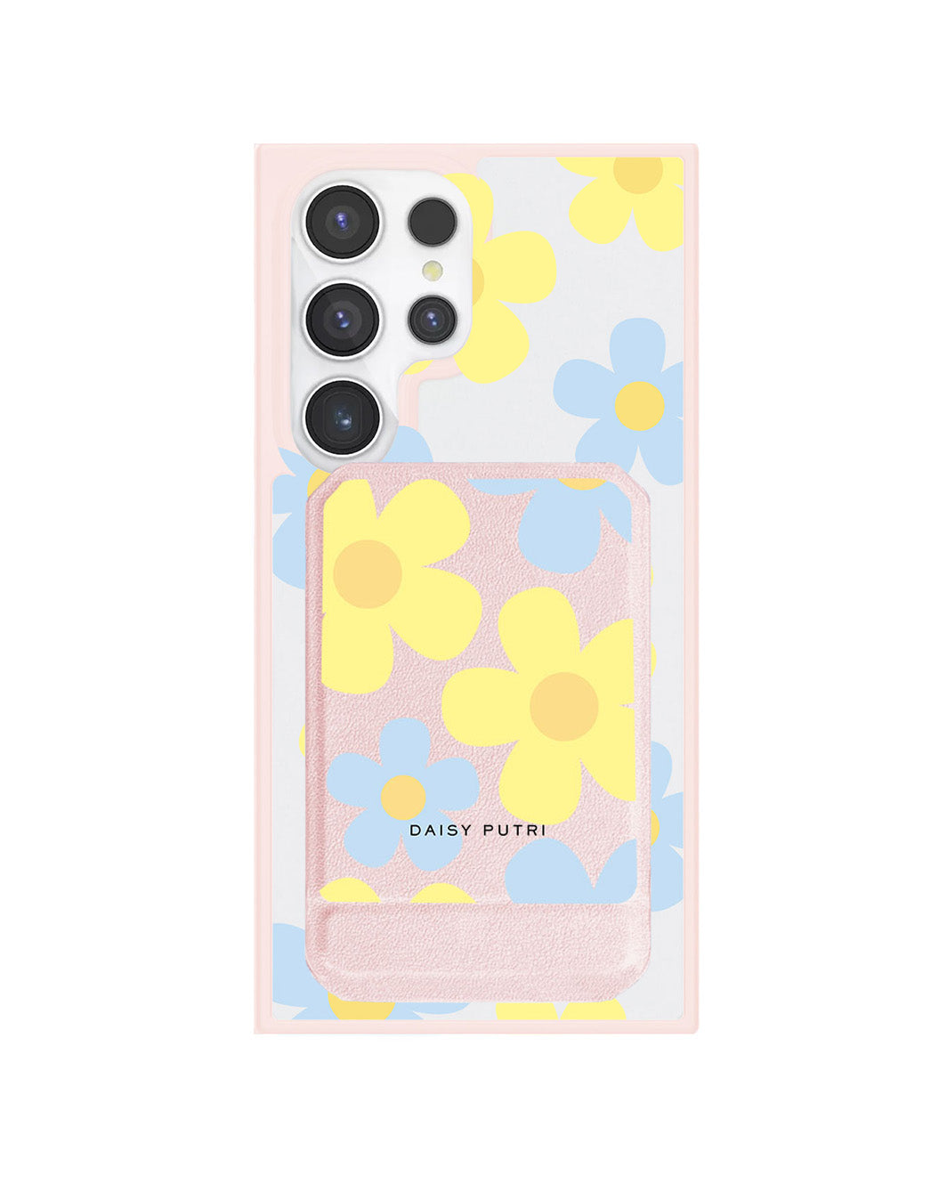 Android Magnetic Multifold Wallet - Daisy Skies