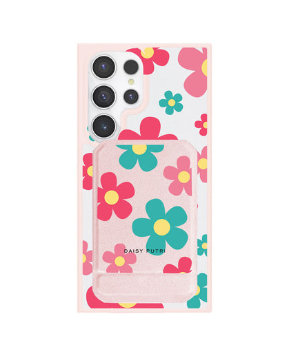Android Magnetic Multifold Wallet - Daisy Delight 2.0