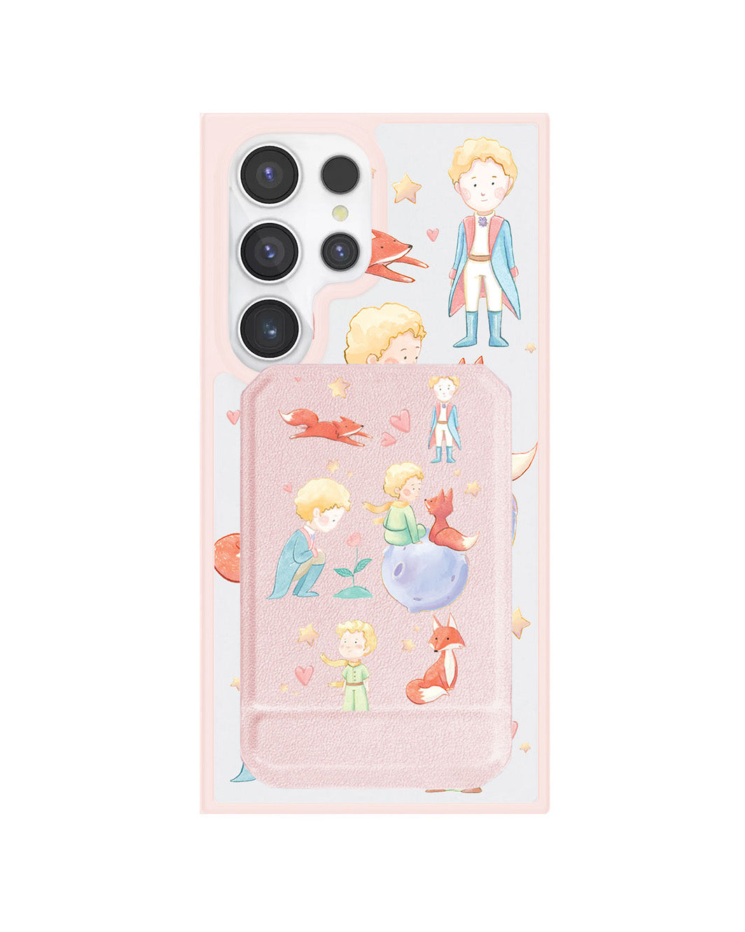 Android Magnetic Multifold Wallet - Little Prince & Fox
