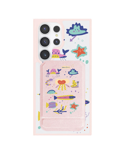 Android Magnetic Multifold Wallet - Ocean World