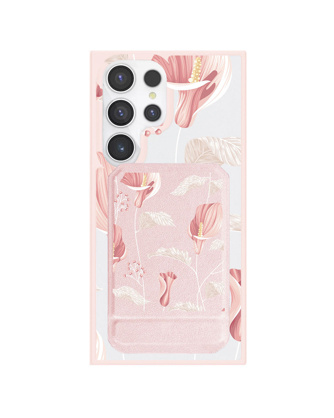Android Magnetic Multifold Wallet - Easter Lily