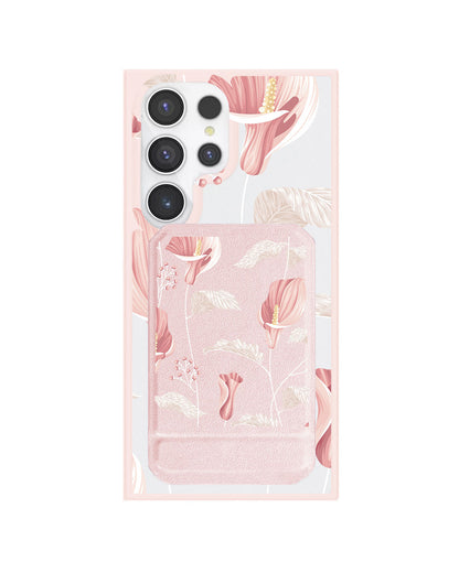 Android Magnetic Multifold Wallet - Easter Lily