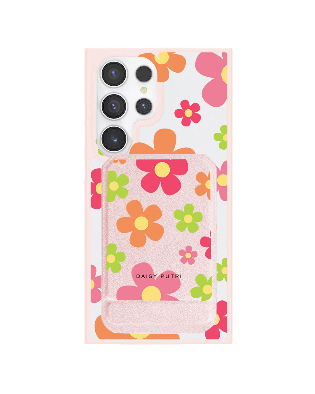 Android Magnetic Multifold Wallet - Daisy Sunshine 2.0