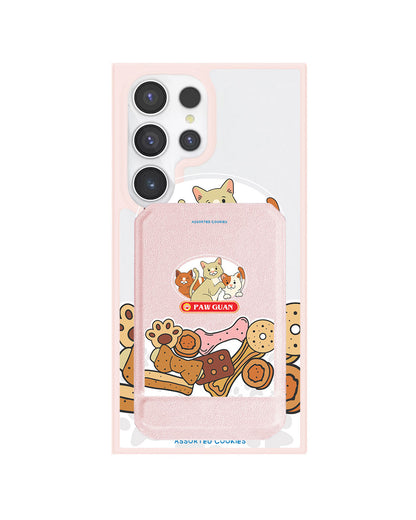 Android Magnetic Multifold Wallet - Pawguan Cat