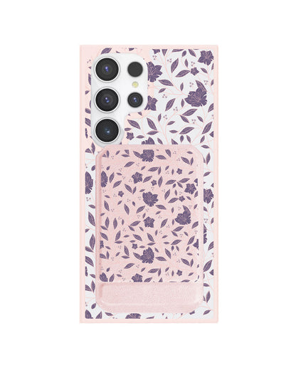 Android Magnetic Multifold Wallet - Sketchy Flower 4.0