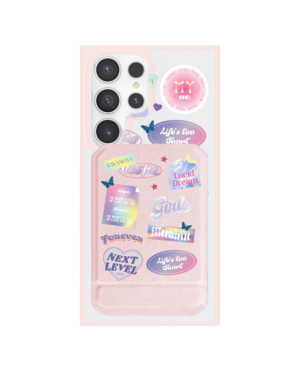 Android Magnetic Multifold Wallet - Aespa Girls Pack