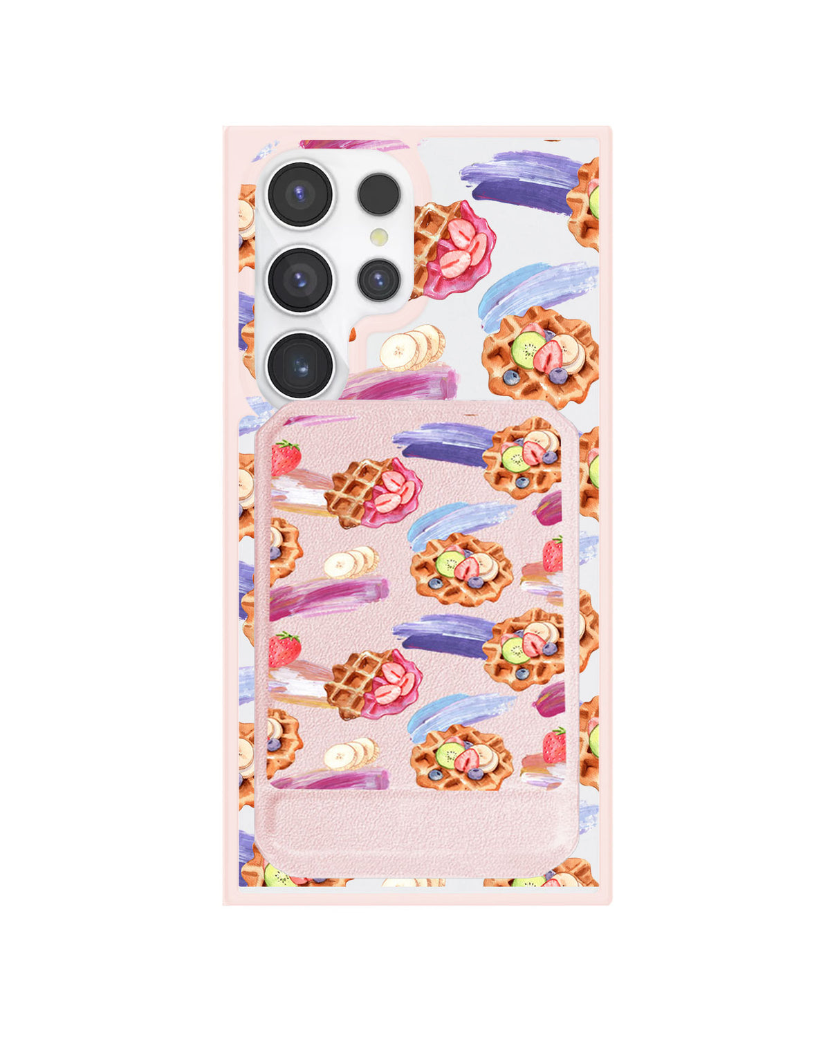 Android Magnetic Multifold Wallet - Waffles