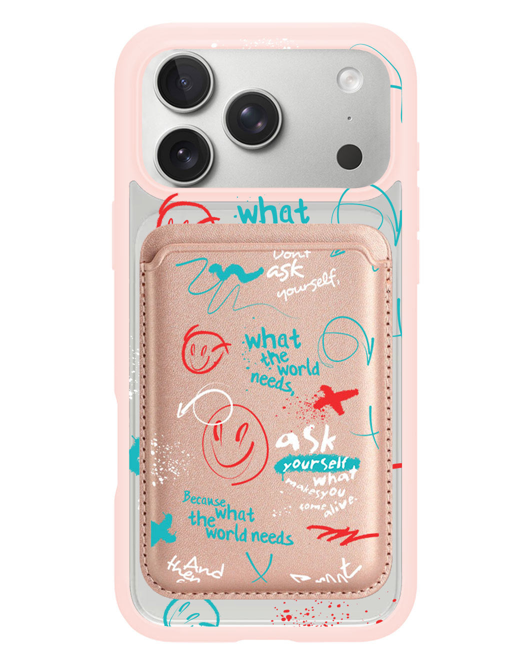 iPhone Magnetic Wallet Case - Graffiti 2.0