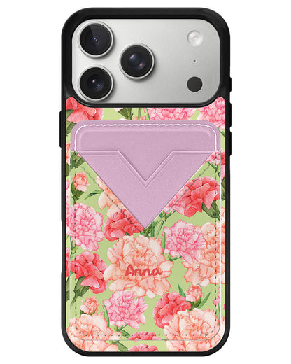 iPhone Avant Wallet Case - January Carnation
