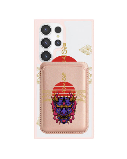 Android Magnetic Wallet Case - Oni Mask