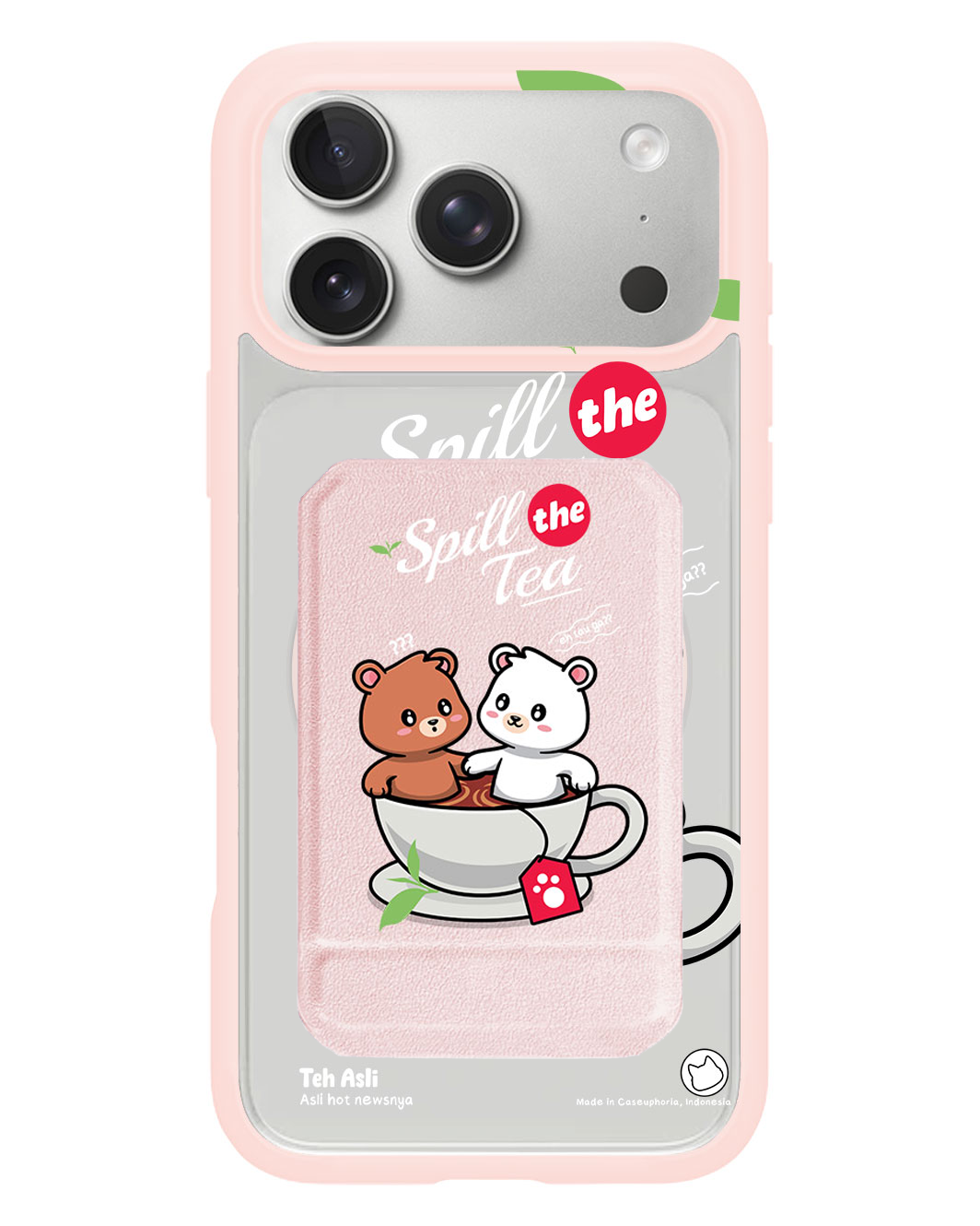 iPhone Magnetic Multifold Wallet - Spill the Tea