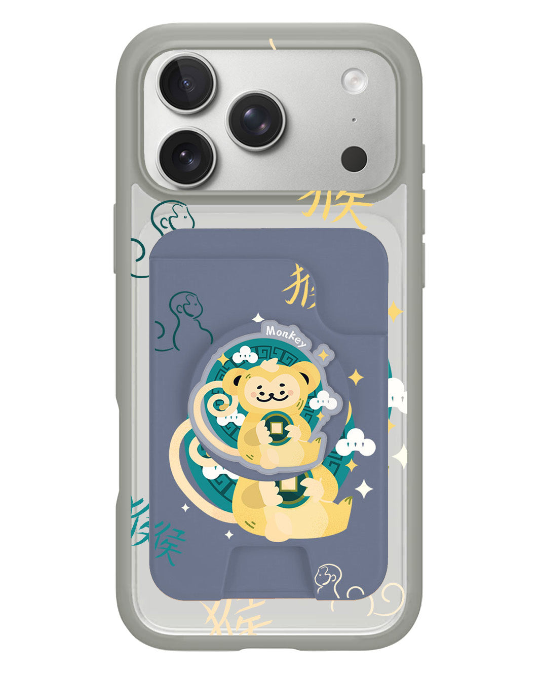iPhone Magpop Wallet - Shio Monkey