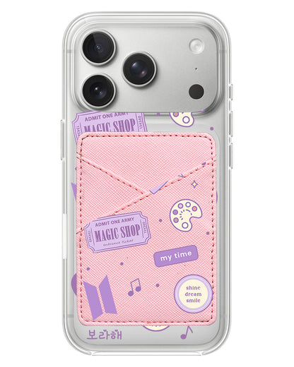 iPhone Phone Wallet Case - BTS Sticker Pack