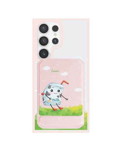 Android Magnetic Multifold Wallet - Milk To Cookies