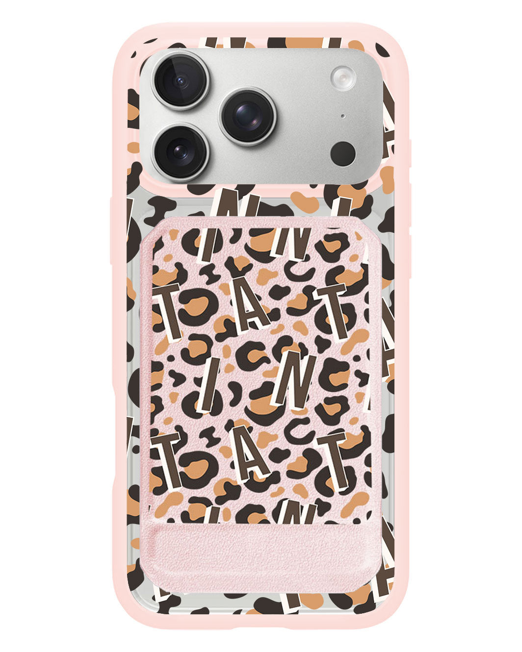 iPhone Magnetic Multifold Wallet - Leopard Monogram 2.0