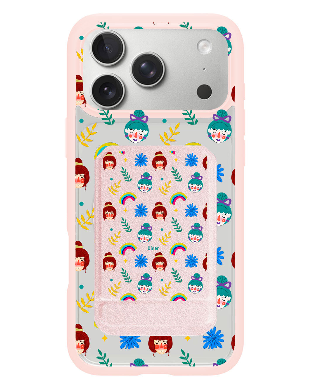 iPhone Magnetic Multifold Wallet - Unconditional Girl