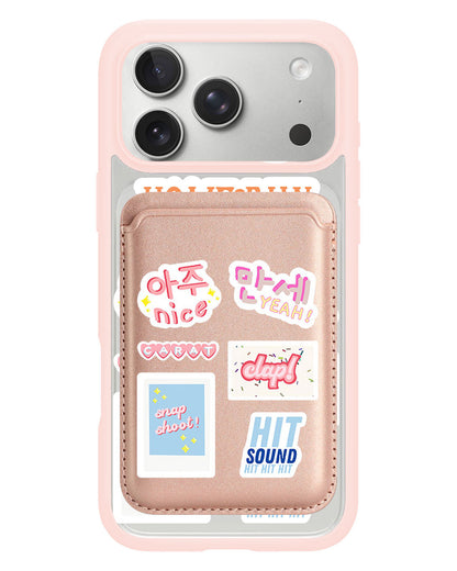 iPhone Magnetic Wallet Case - Seventeen Sticker Pack