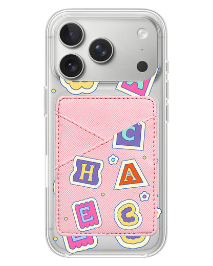 iPhone Phone Wallet Case - Adorable Monogram 3.0