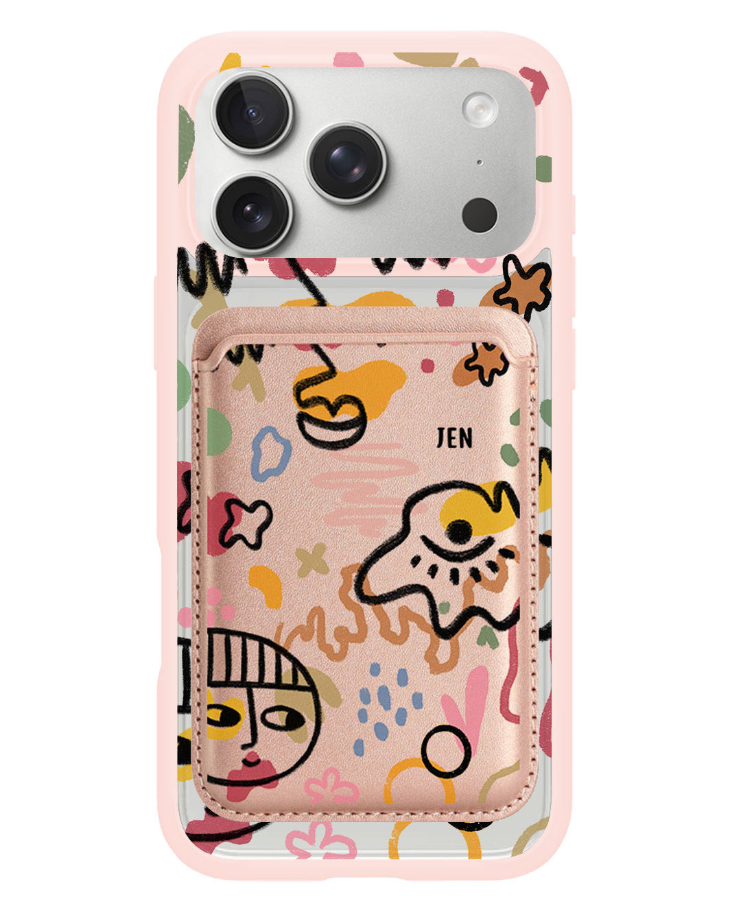 iPhone Magnetic Wallet Case - Abstract 3.0
