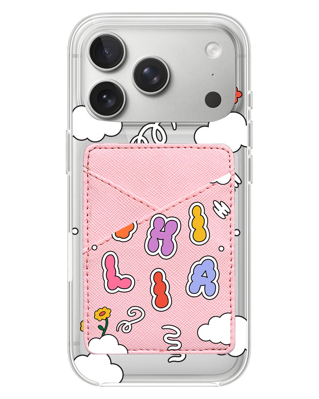 iPhone Phone Wallet Case - Adorable Monogram 6.0
