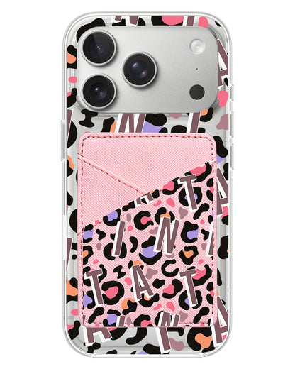 iPhone Phone Wallet Case - Leopard Monogram 5.0