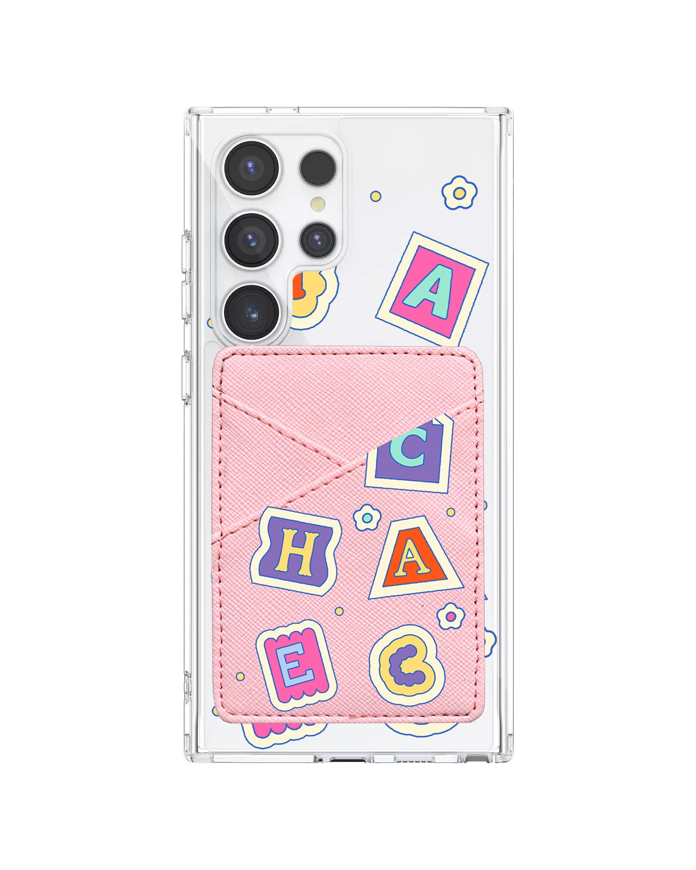 Android Phone Wallet Case - Adorable Monogram 3