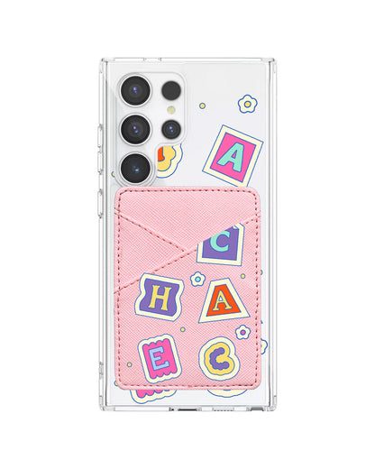 Android Phone Wallet Case - Adorable Monogram 3