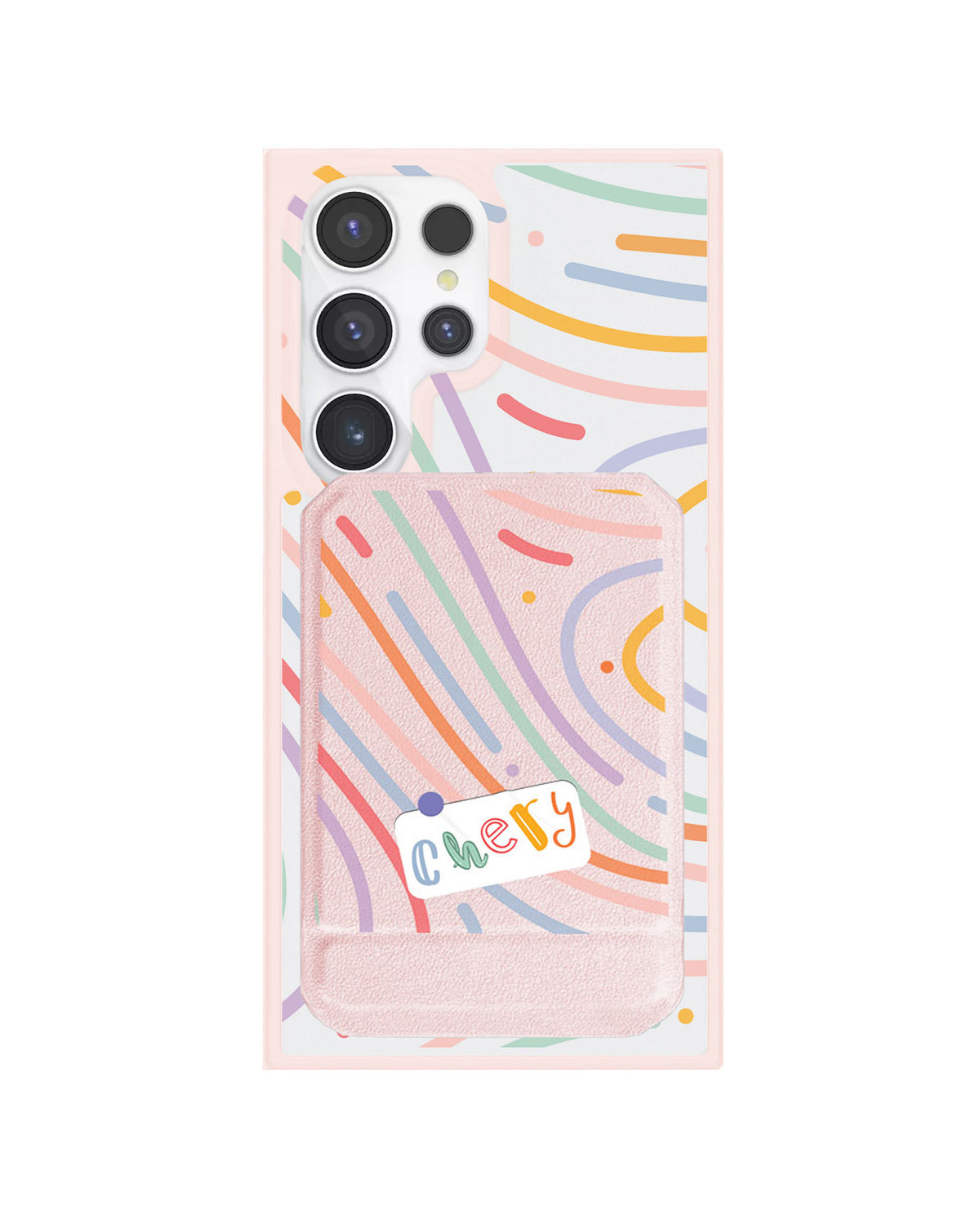 Android Magnetic Multifold Wallet - Doodle Monogram 2.0
