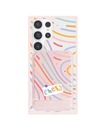 Android Magnetic Multifold Wallet - Doodle Monogram 2.0
