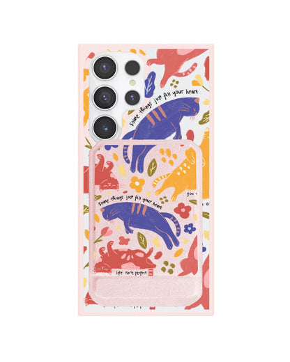 Android Magnetic Multifold Wallet - Pet Lovers