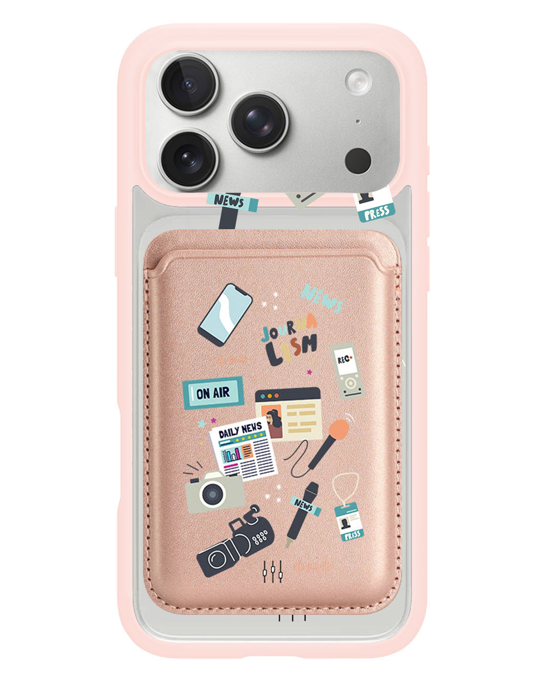 iPhone Magnetic Wallet Case - Journalism